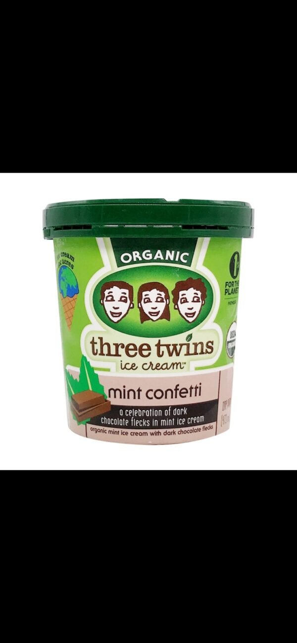 Three Twins Mint Confetti Ice Cream